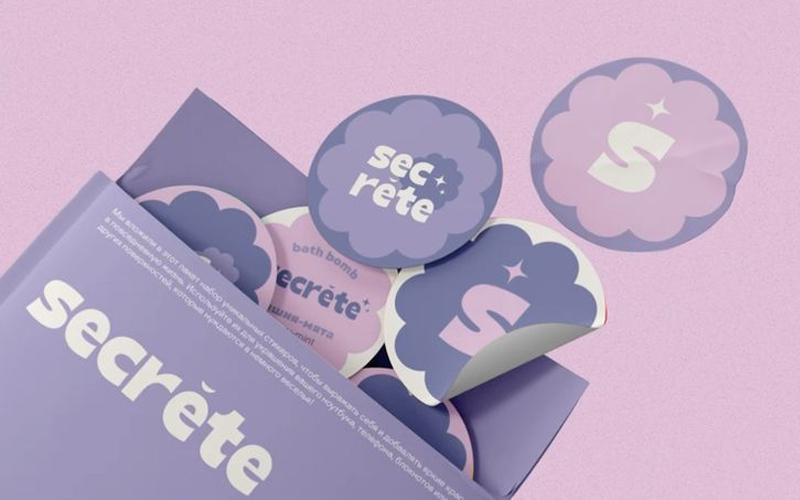 In sticker logo dán lên hộp giấy, túi giấy, bao bì để nhận diện thương hiệu - Trang trí bao bì giao hàng cho shop online