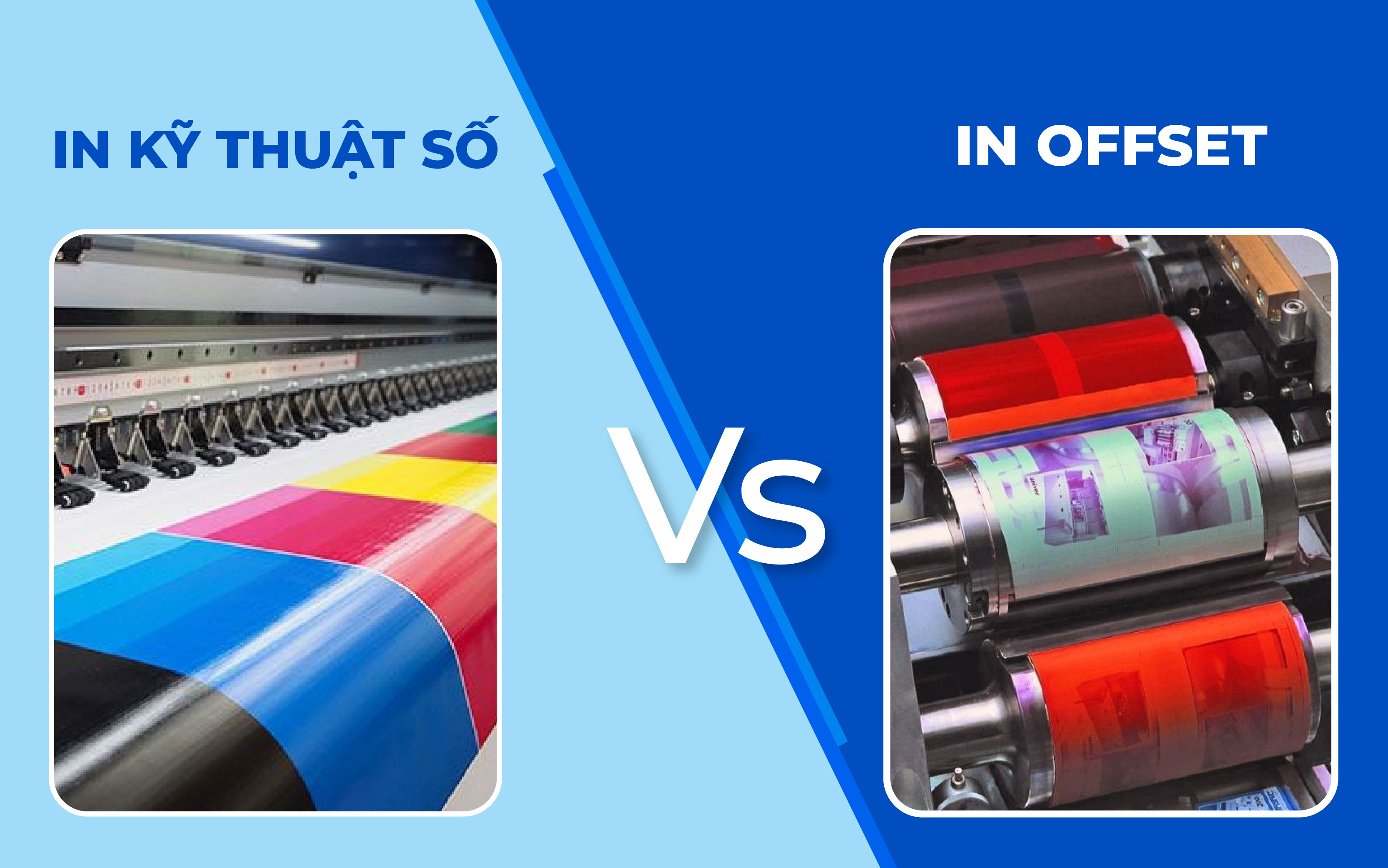 Nên chọn in offset hay in kỹ thuật số để in bao bì giấy?